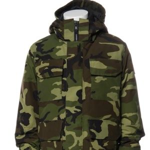 Canada Goose Camouflage Print Coat - Large